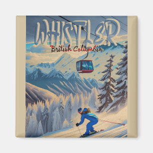 Whistler Vancouver Brits-Columbia Canada jaren '50 Magneet