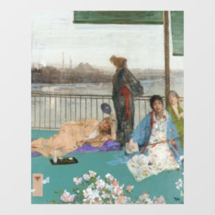 Whistler - Variaties in vleeskleur en groen Raamsticker