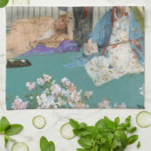 Whistler - Variaties in vleeskleur en groen Theedoek (Gevouwen)