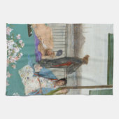 Whistler - Variaties in vleeskleur en groen Theedoek (Horizontaal)