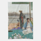 Whistler - Variaties in vleeskleur en groen Theedoek (Verticaal)