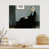 Whistler's Mother - Reproduction Art Poster (Cuisine)