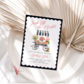 Whit Black off the Market Bridal Shower Invitation