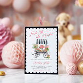 Whit Black off the Market Bridal Shower Invitation