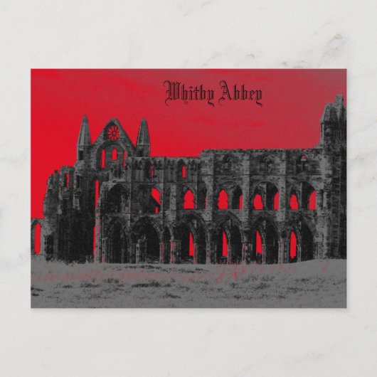 Whitby Abbey Briefkaart (Voorkant)