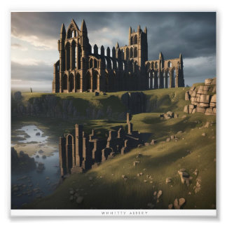 Whitby Abbey Foto Afdruk