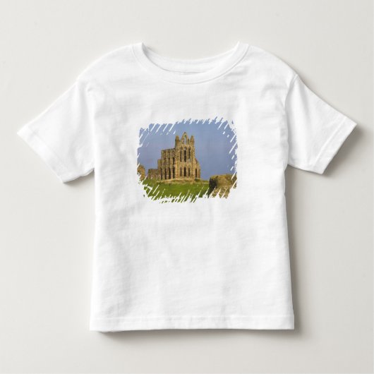 Whitby Abbey, Whitby, North Yorkshire, Engeland Kinder Shirts (Voorkant)