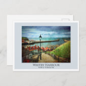 Whitby Harbour uit 1999 Briefkaart (Voorkant / Achterkant)