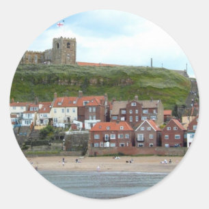 Whitby in North Yorkshire Ronde Sticker