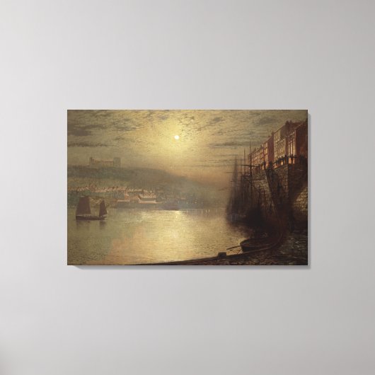 Whitby (olie op canvas) canvas afdruk (Voorkant)