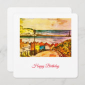 Whitby Yorkshire 199 Étapes Carte originale d'anni (Devant / Derrière)