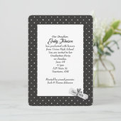 White 2026 Diploma on Polka Dot Pattern Kaart (Staand voorkant)