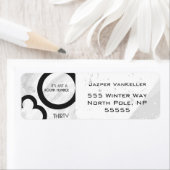 White 30 decade Birthday Etiket (Insitu)