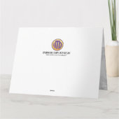 White 30 decade Birthday Kaart (Achterkant)