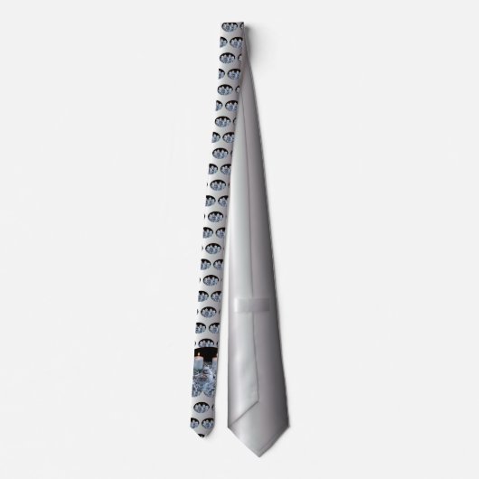 White Advent Wreath Stropdas (Achterkant)