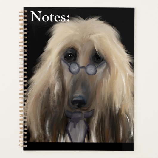 White Afghan Hound (Devant)