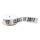 White Afstuderen Class of 2017 Typography Black Lint (Spoel)