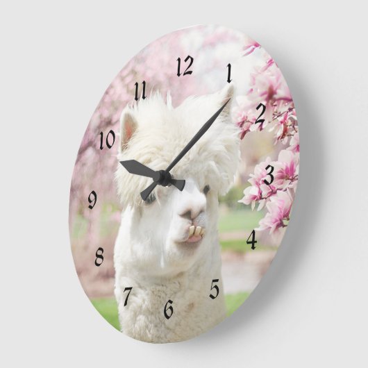 White Alpaca Grote Klok (Hoek)