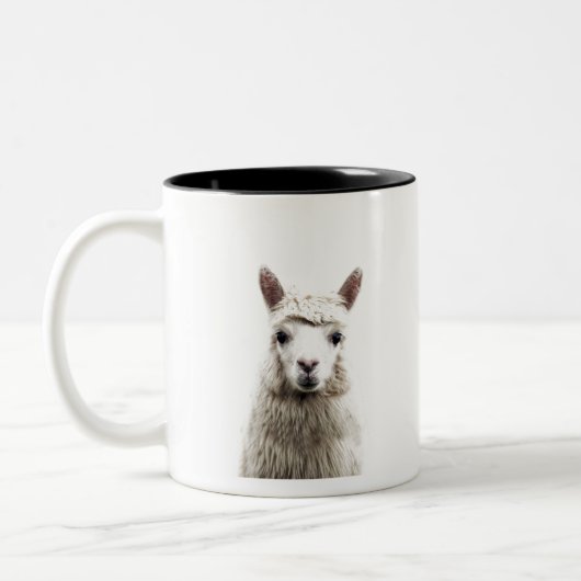 White Alpaca Tweekleurige Koffiemok (Links)