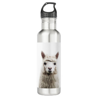 White Alpaca Waterfles
