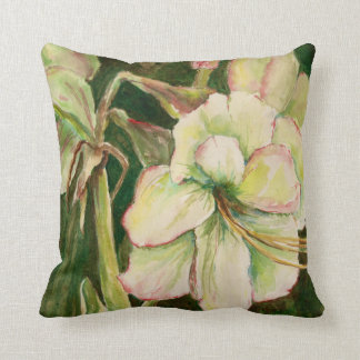 White Amaryllis Accent Pillow Kussen