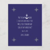 White Anchor zal je mijn Bridesmaid zijn (Achterkant)