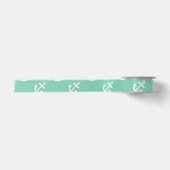 White Anchors Lucite Green Background Pattern Lint (Voorkant)