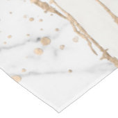 White and Black Marble Textures Abstract Tafelkleed (Gekanteld)