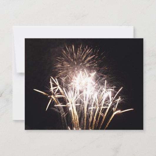 White and Gold Fireworks I Patriottic Celebration (Voorkant)
