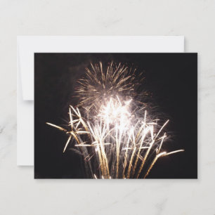 White and Gold Fireworks I Patriottic Celebration