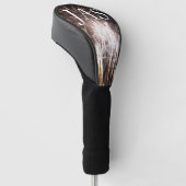 White and Gold Fireworks I Patriottic Celebration Golfheadcover (Schuin)