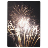 White and Gold Fireworks I Patriottic Celebration Klembord (Achterkant)
