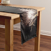 White and Gold Fireworks I Patriottic Celebration Korte Tafelloper (Voorbeeld)