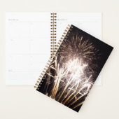 White and Gold Fireworks I Patriottic Celebration Planner (Display)