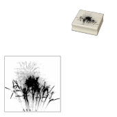 White and Gold Fireworks I Patriottic Celebration Rubberstempel (Gestempeld)