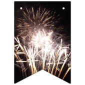 White and Gold Fireworks I Patriottic Celebration Vlaggetjes (Tweede vlag)