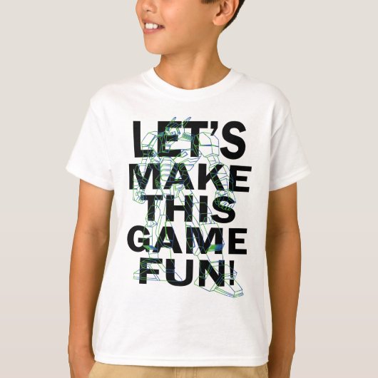 White and Green Line Art T-Shirt Design (Devant)