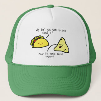 White and Green Taco and Nacho Trucker Hat Pet