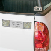 White and Silver Angel Bumper Sticker (Sur camion)