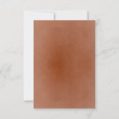 White and Terracotta Flowers Wedding RSVP (Dos)