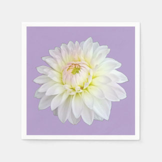 White and yellow flower servet