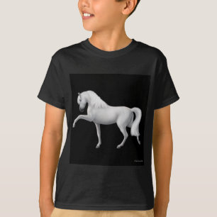 White Andalusians Horse Kinder Dark T-Shirt