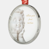 White Angel Metalen Ornament (Links)
