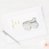 White Angel Rechthoekige Sticker (Envelop)