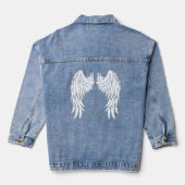 White Angel Wings Denim Jacket (Achterkant)
