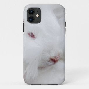 White Angora Rabbit iPhone 11 Hoesje