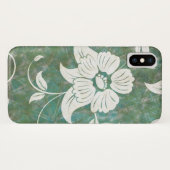 White  Antiek Floral Pattern Case-Mate iPhone Case (Achterkant (horizontaal))