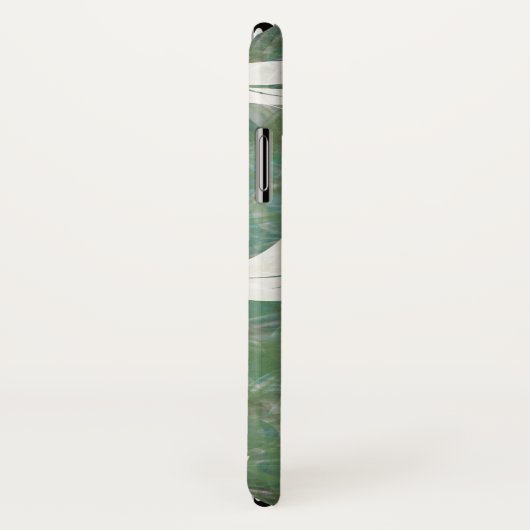 White  Antiek Floral Pattern Case-Mate iPhone Case (Achterkant / rechts)