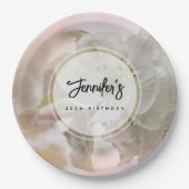 White Apple Blossom Fotograaf Dag Papieren Bordje (Voorkant)