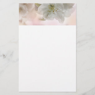 White Apple Blossom Photography Briefpapier